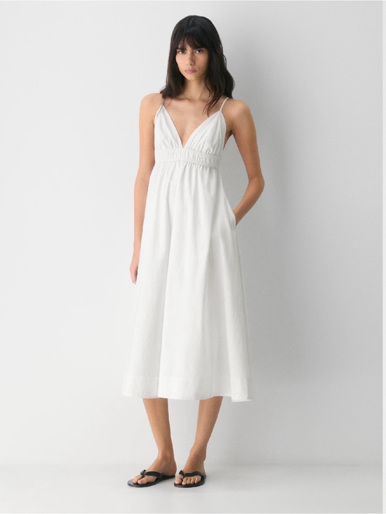 Wilfred Dresses & Skirts - Wilfred Encourage Poplin Dress - BLUE STRIPE